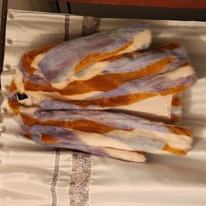 Faux Fur Fashion Coat